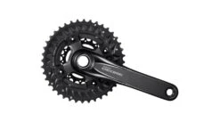 Shimano Deore MTB FC-M6000 3x10 Kurbelgarnitur 40-30-22 Zähne Schwarz