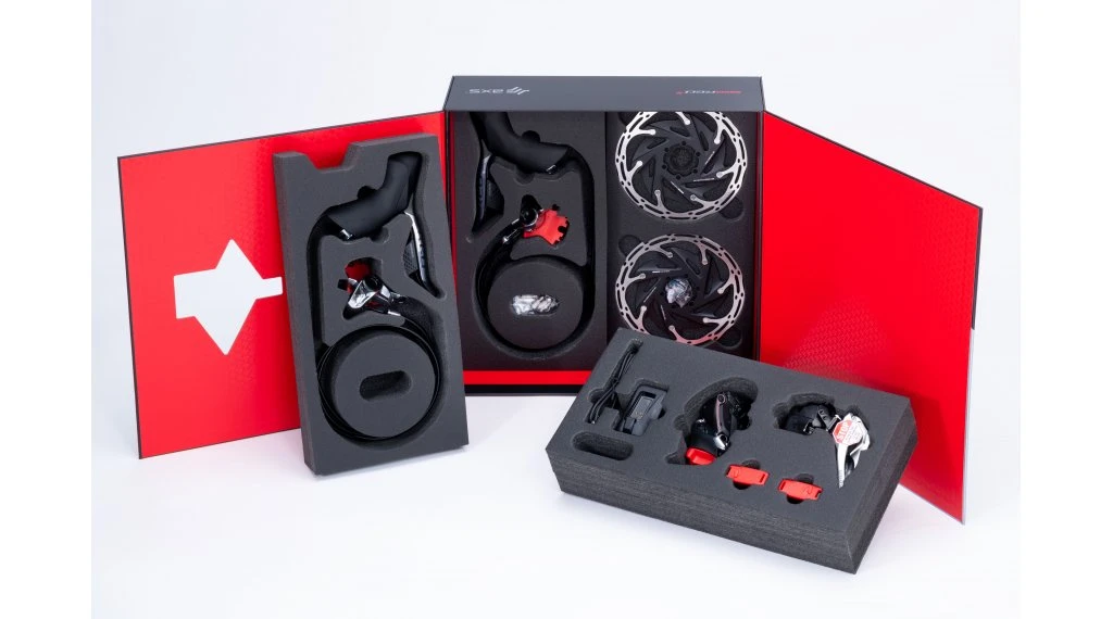 SRAM Red ETap AXS HRD PM 6-Loch 1x Schaltgruppenset 1 SRAM Red ETap AXS HRD PM 6-Loch 1x Schaltgruppenset