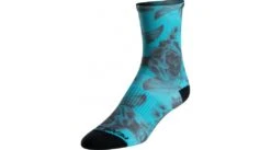 Pearl Izumi PRO Tall Socken Damen M Mystic Blue Floral