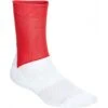POC Essential Road Socken Prismane Red/hydrogen White