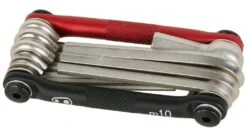 Crank Brothers CrankBrothers Multi-10 Multifunktionswerkzeug Black/red